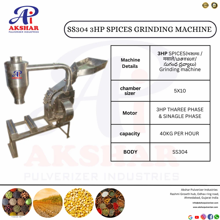 Chilli Grinding Machine