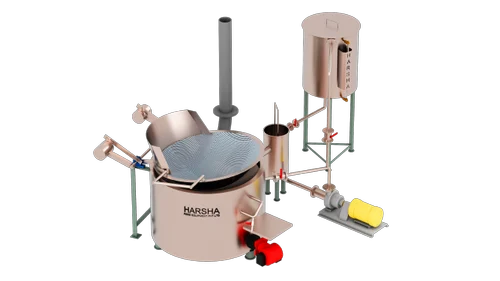 Circular Fryer With Inbuilt Heat Exchanger
