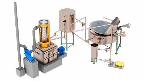 Circular Fryer With Wooden Heat Exchanger