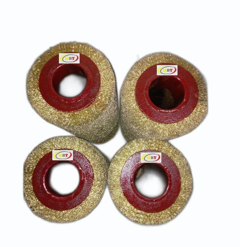 Circular Heavy Long Brass Wire Brush