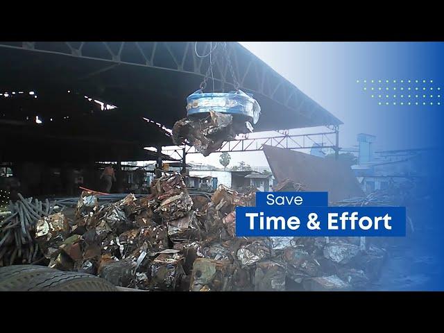 Circular Scrap Lifting Electromagnet