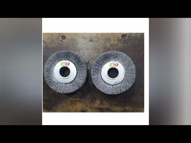 Circular Wire Brush Soft for Saw Blade Scrap Cleaning