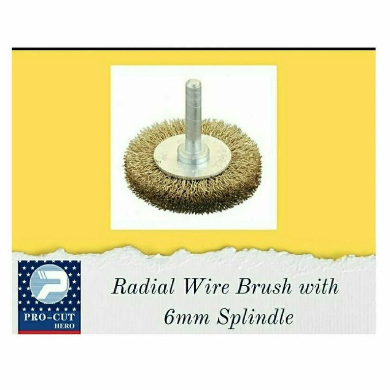 Circular Wire Brussh With Spindle
