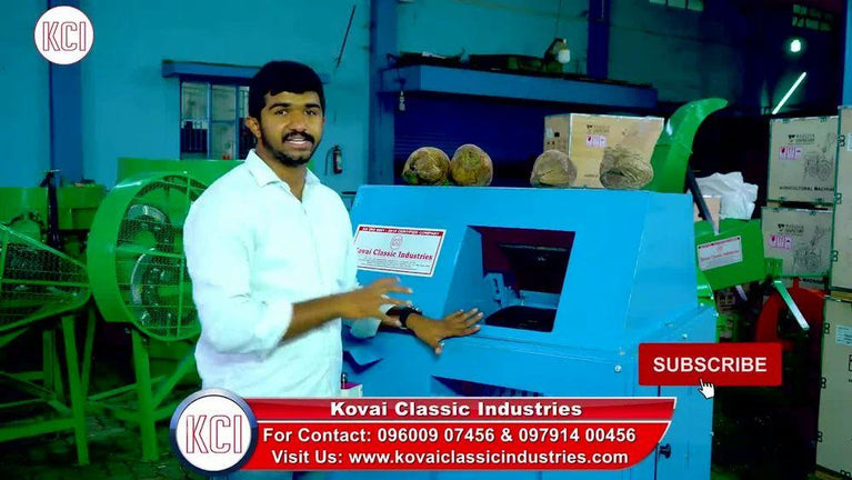 Coconut Dehusking Machine - 3 HP