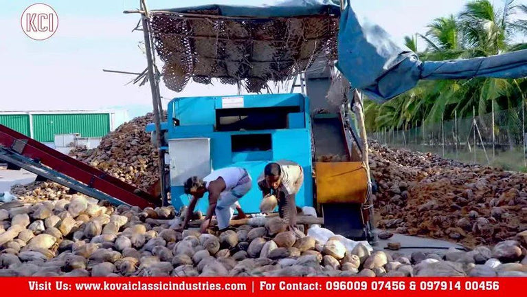 Coconut Dehusking Machine - 7.5 HP