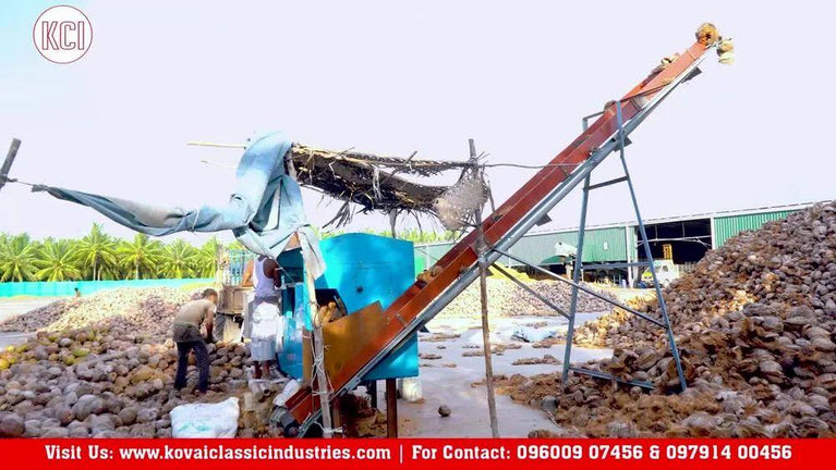 Coconut Dehusking Machine - 7.5 HP