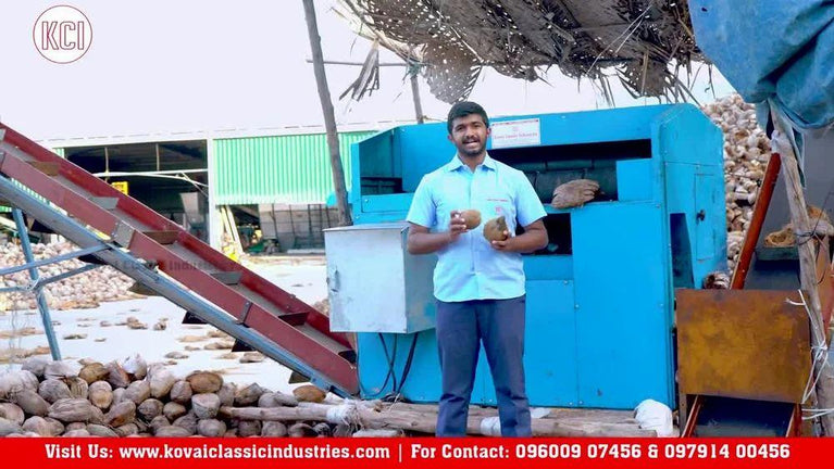 Coconut Dehusking Machine - 7.5 HP