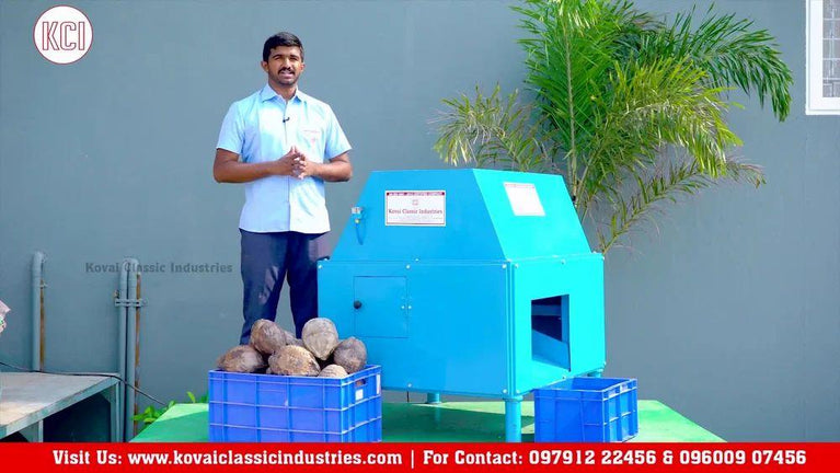 Coconut Fiber Peeling Machine