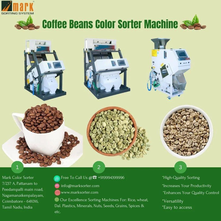 Coffee Bean Sorting Machine / Coffee Bean Color Sorter Machine / Seeds Sorting Machine