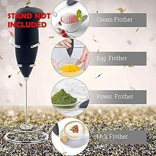 Coffee Bitter - Electric Handheld Milk Wand Mixer Frother For Latte Coffee Hot Milk Hand Blender