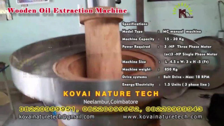 Cold Pressed Mustard Oil Machine