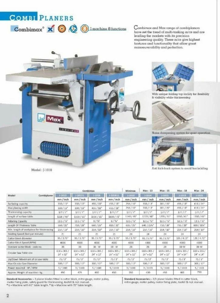 Combi Planers Max-13 J1014