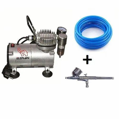 Combo Elephant mini air compressor AS-18 + Painter Airbrush AB-19