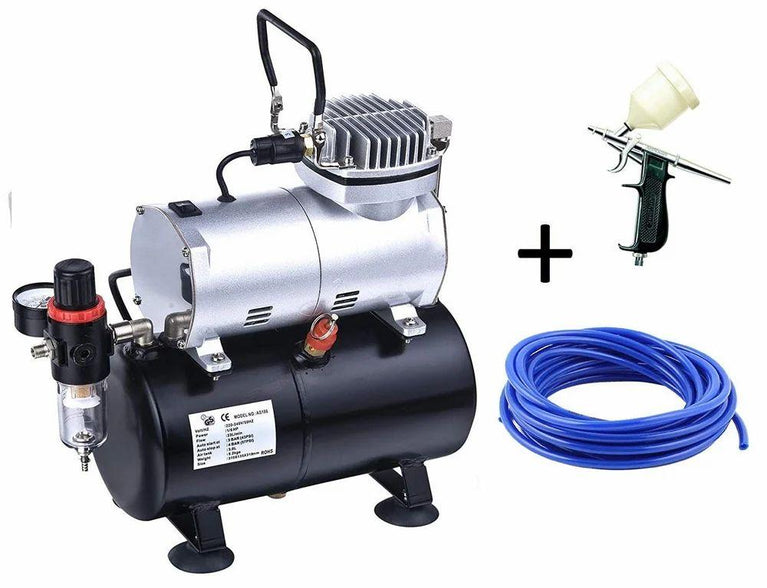 Combo of Artmaster (AC60) & Elephant Mini Air Compressor (AS-186) with 3 Mtr PU Pipe