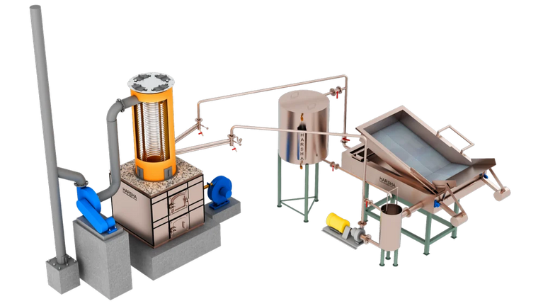 Continuous Fryer Machine