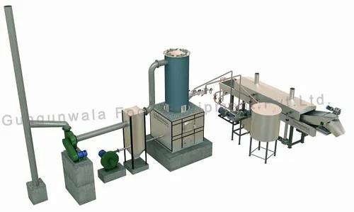 Continuous Namkeen Fryer With Wooden Heat Exchanger
