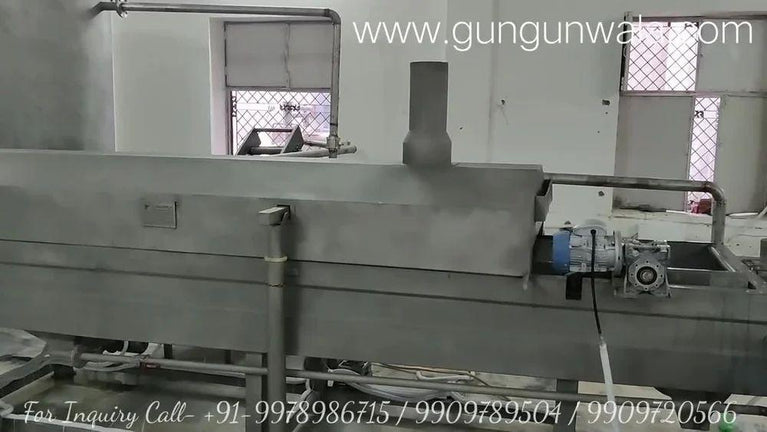 Continuous Namkeen Fryer With Wooden Heat Exchanger