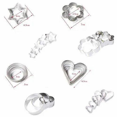 Cookies 20 Pcs - Stainless Steel Vegetable Cutter Shapes Set (20pcs) Vegetable Fruit Cookie Cutter