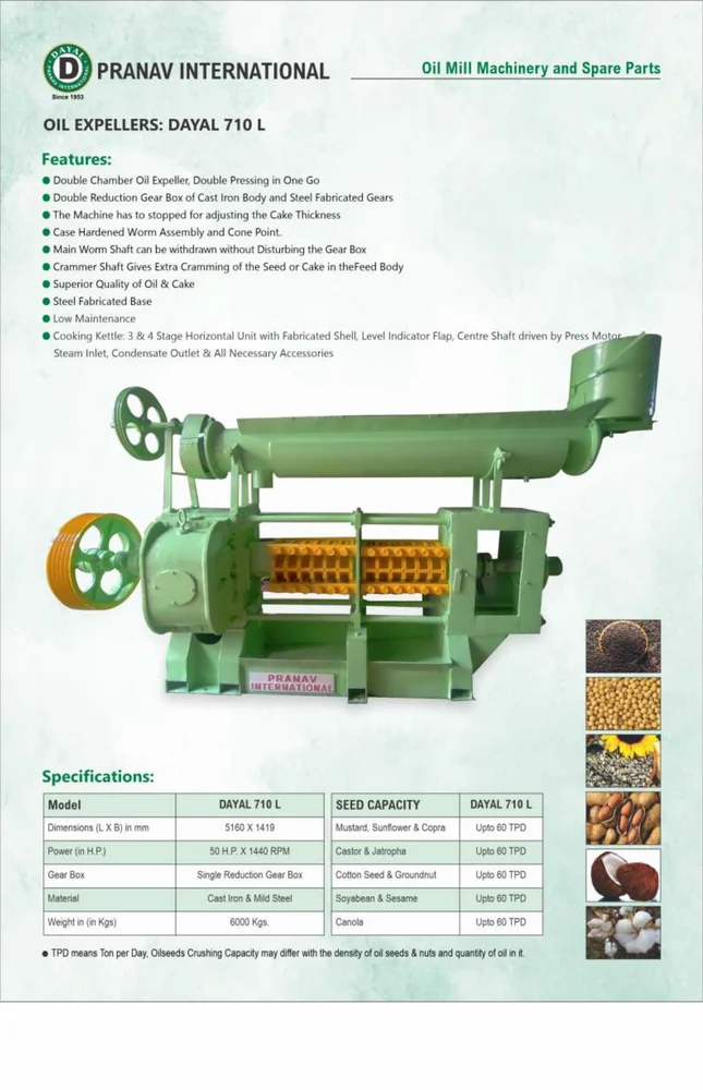 Cotton Oil Producing Machine