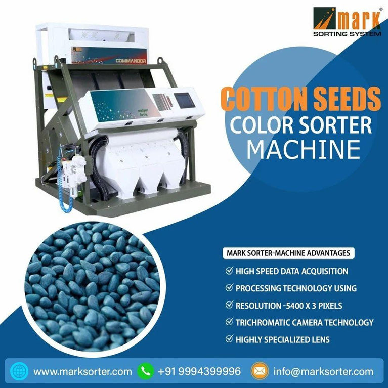 Cotton Seeds Color Sorter Machine / Seeds Sorting Machine / Pulses Sorter