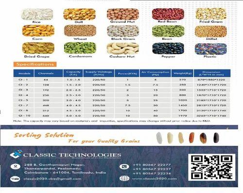 Double Boiled Rice Color Sorter