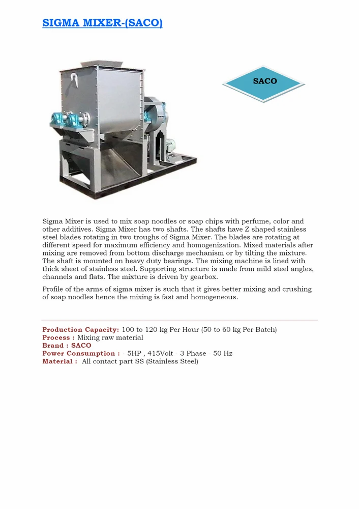 Duplex Vacuum Type Soap Plodder Machine
