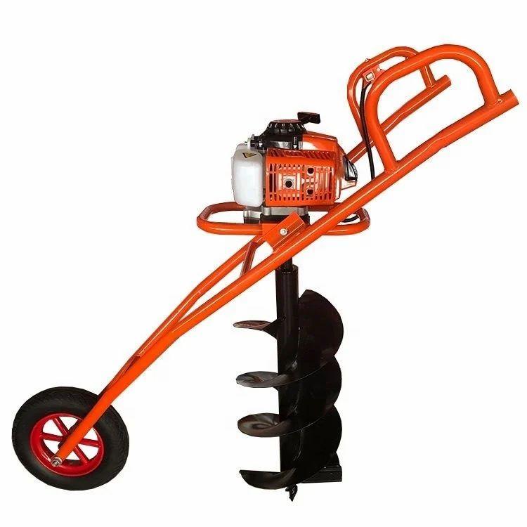 Earth Auger Wheel Type 3.5 HP / 68 Cc