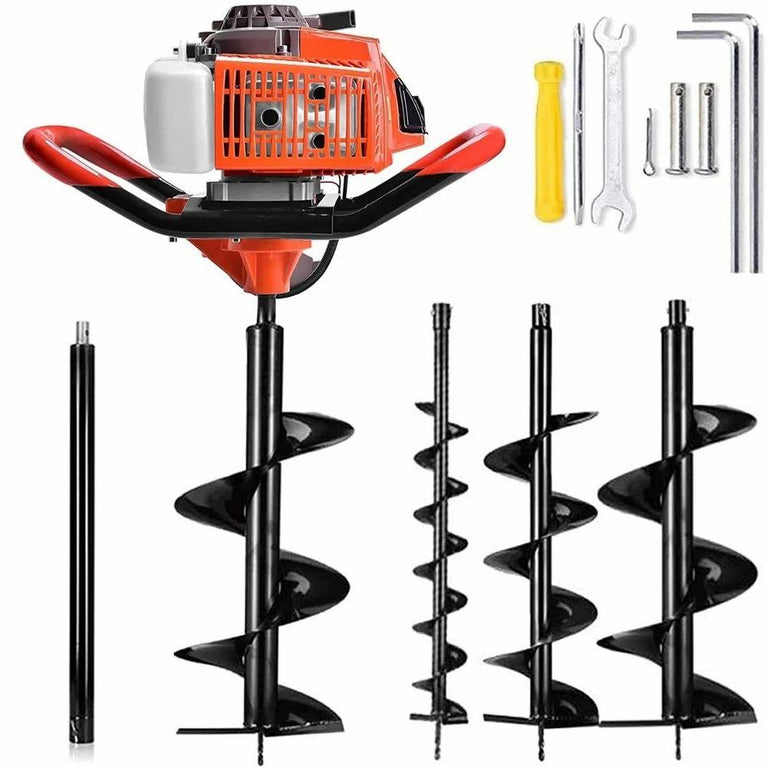 Earth Auger Wheel Type 3.5 HP / 68 Cc