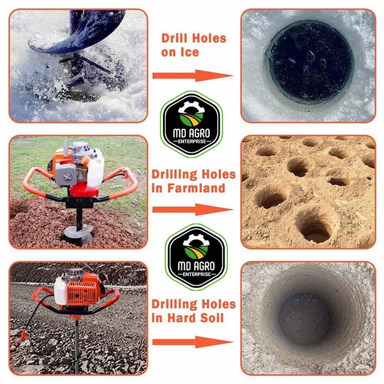 Earth Soil Land Auger Digger Drill Machine