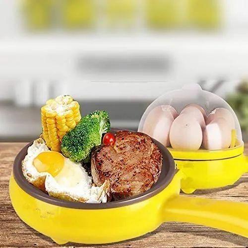 Electric 7 Egg Boiler Poacher with Handle Compact