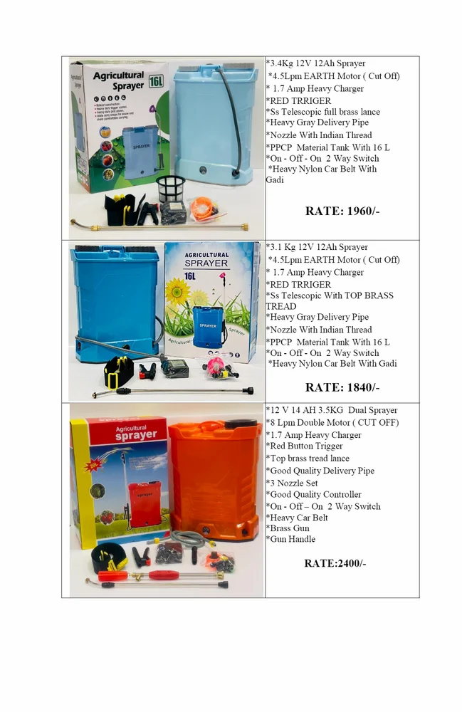 Electric Sprayer Charging Socket