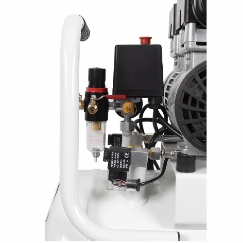 Elephant 2 HP Oil Free & Noiseless Double Head Air Compressor 50 Litre 100% Copper Winding F-50