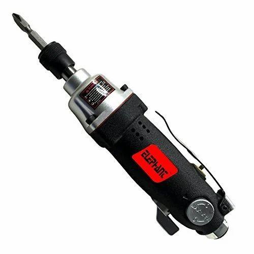 Elephant Air Compressor 30 litres 2 HP AC30C with 1/4" Air Screw Driver & PU Pipe 10 Mtr. Coil