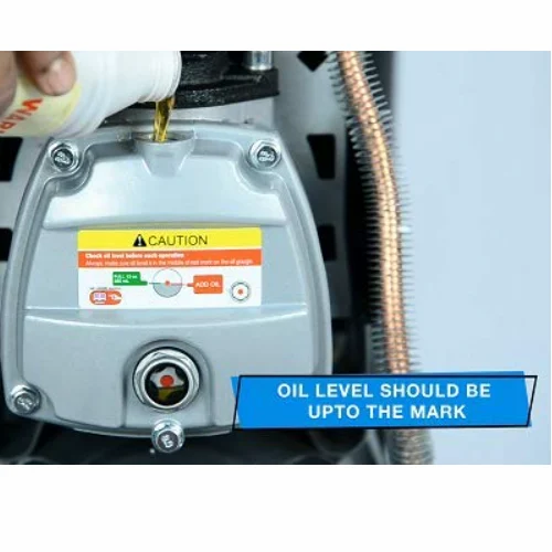 Elephant Air Compressor 30 litres 2 HP AC30C with Air Screw Driver & PU Pipe 10 Mtr. Coil