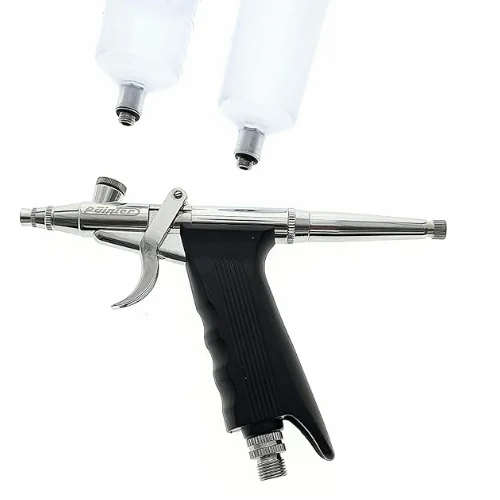 Elephant Combo of 1.5 HP Oil Free & Noiseless Air Compressor 24 Litre and Painter Air Brush AB-21