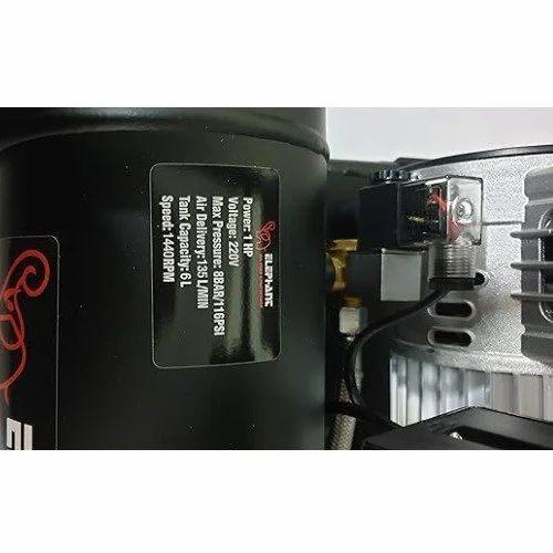 Elephant Oil free & Noiseless Air Compressor 6 Ltr. and Painter Air Brusher AB-19