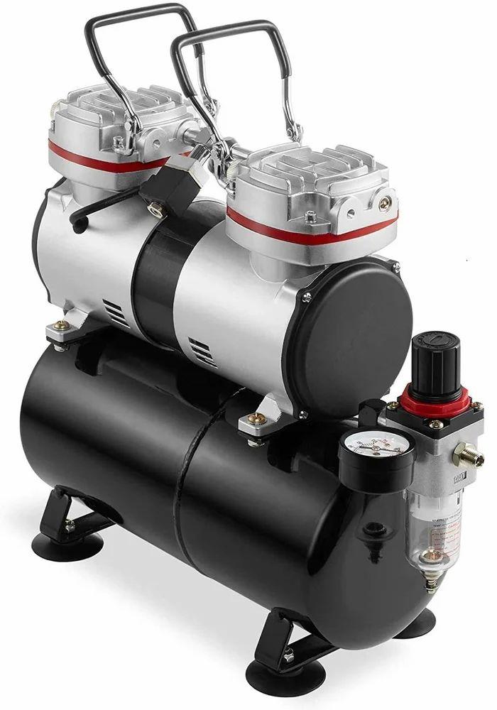 Elephant Series AKARI Double Piston Mini Air Compressor with Air Tank 3.5 Ltr. (AS196-AB19).