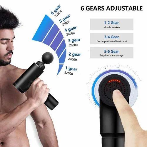 Fascial Gun 320 - New Electrical Deep Vibrating Tissue Facial Body Muscle Gun Massager