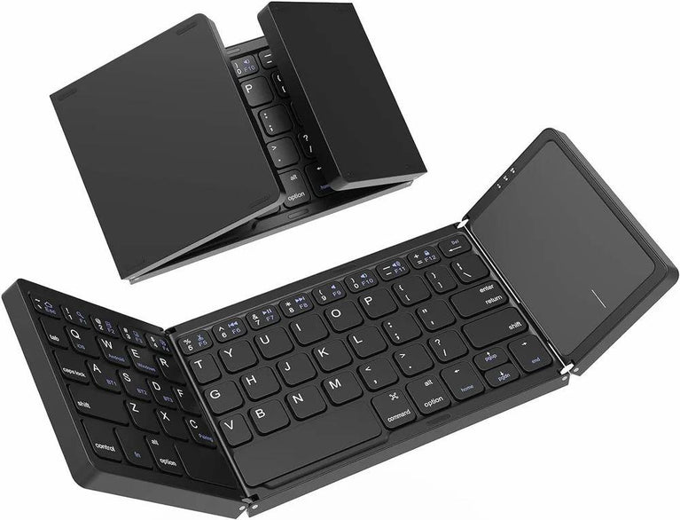 Foldable Bluetooth Keyboard - Multi-device Foldable Bluetooth Keyboard With Touchpad