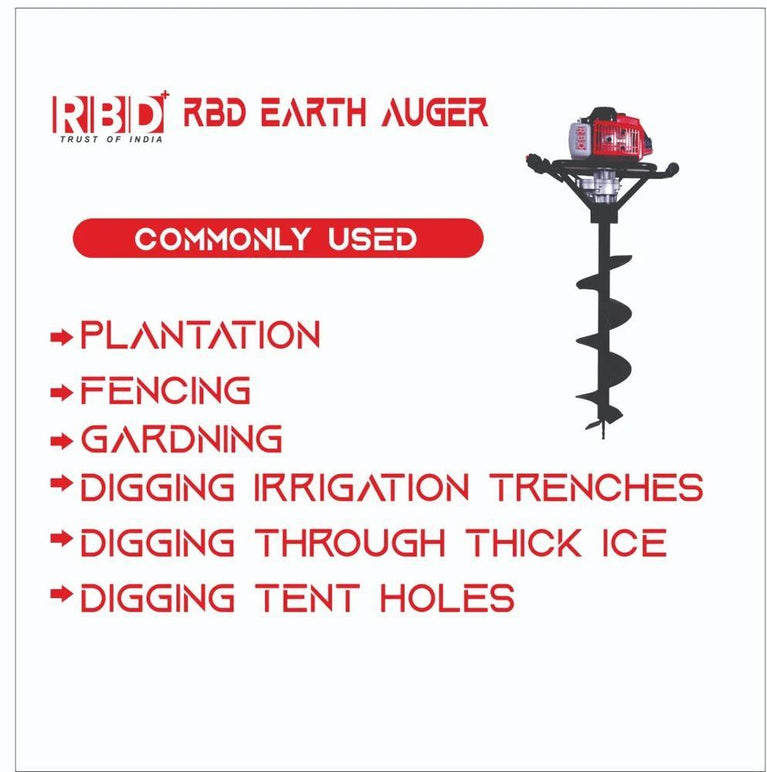 Gasoline Earth Auger Drill