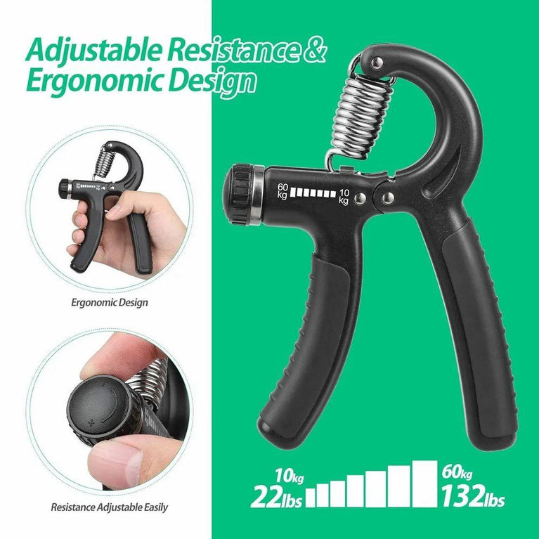 HAND GRIP - Adjustable Spring Hand Exerciser