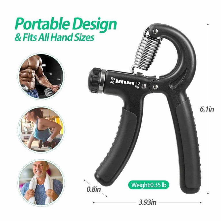 HAND GRIP - Adjustable Spring Hand Exerciser