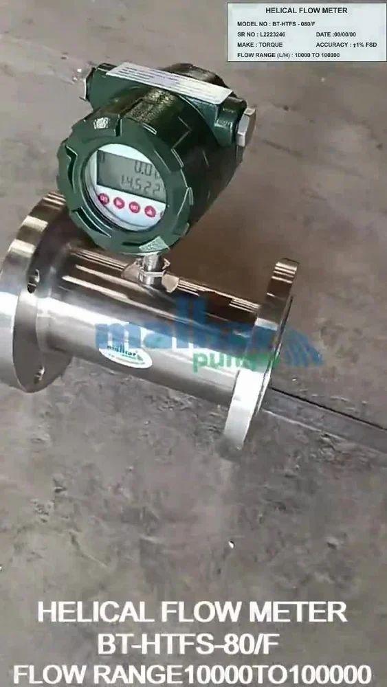 HELICAL FLOW METER