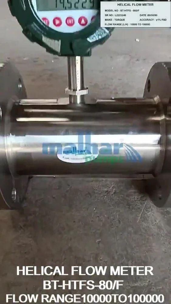 HELICAL FLOW METER