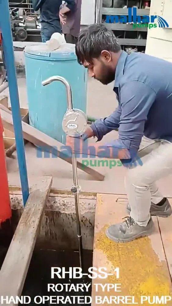 Hand Operated Barrel Pump