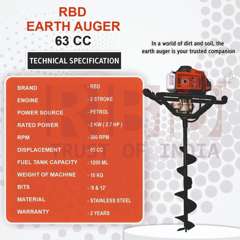 Hand Soil Sampling Auger