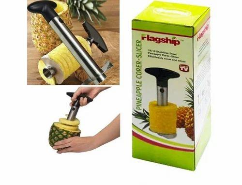 Heavy Stainless Steel Fruit Pineapple Corer Slicer