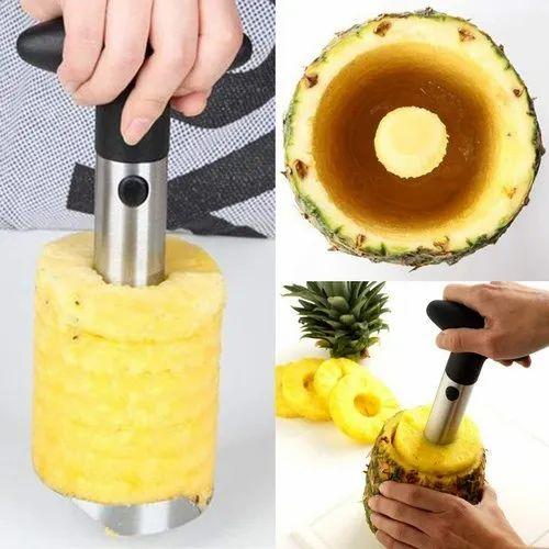 Heavy Stainless Steel Fruit Pineapple Corer Slicer