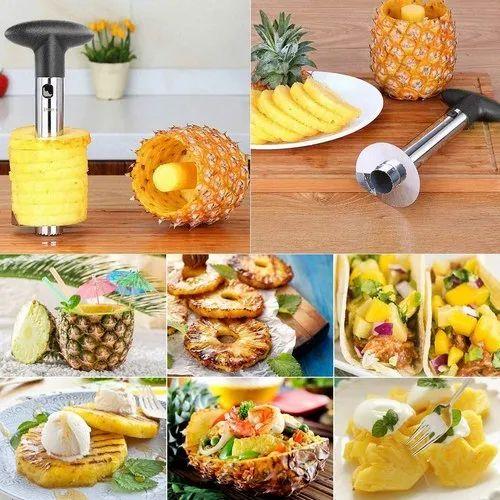 Heavy Stainless Steel Fruit Pineapple Corer Slicer