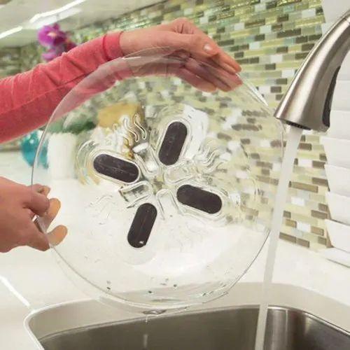 Hower Cover For Microwave Food Splash Guard Hover Cover With Steam Vents Magnetic Splatter Lid